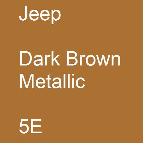 Jeep, Dark Brown Metallic, 5E.